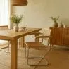 Esszimmerstuhl mit Armlehnen - Vintage Design - Holz und Rattan - Bruna image 7