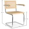 Esszimmerstuhl mit Armlehnen - Vintage Design - Holz und Rattan - Bruna image 7