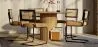 Esszimmerstuhl - Samtpolsterung - Holz & Rattan - Puila image 7