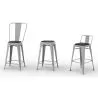 4er-Pack magnetischer Kissen für Hocker - Kunstleder - Stylix image 7