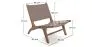 Loungesessel - Boho Bali Design Armchair - Holz und Leder - Recia image 7