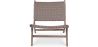 Loungesessel - Boho Bali Design Armchair - Holz und Leder - Recia image 7