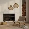 Loungesessel - Boho Bali Design Armchair - Holz und Leder - Recia image 7