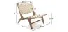 Loungesessel - Handgefertigter Boho-Bali-Design-Sessel - Holz und Seil - Recia image 7
