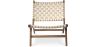 Loungesessel - Handgefertigter Boho-Bali-Design-Sessel - Holz und Seil - Recia image 7