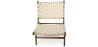 Loungesessel - Handgefertigter Boho-Bali-Design-Sessel - Holz und Seil - Recia image 7