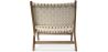 Loungesessel - Handgefertigter Boho-Bali-Design-Sessel - Holz und Seil - Recia image 7