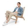 Loungesessel - Handgefertigter Boho-Bali-Design-Sessel - Holz und Seil - Recia image 7