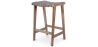 Holzhocker - Boho Bali Design - Leder - Recia image 7