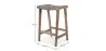 Holzhocker - Boho Bali Design - Leder - Recia image 7