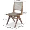 Esszimmerstuhl aus Holz - Boho Bali Design - Breya image 7
