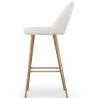 Hocker gepolstert mit Bouclé-Stoff - Skandinavisches Design - Evelyne image 7