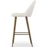 Hocker mit Bouclé-Stoff gepolstert - Skandinavisches Design - Evelyne image 7