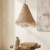 Esparto-Deckenlampe - Boho-Bali-Design-Hängeleuchte - Pitse image 7