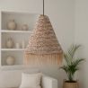 Esparto-Deckenlampe - Boho-Bali-Design-Hängeleuchte - Pitse image 7