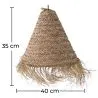 Esparto-Deckenlampe - Boho-Bali-Design-Hängeleuchte - Pitse image 7