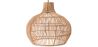 Rattan-Deckenlampe - Boho-Bali-Design-Pendelleuchte - Elan image 7