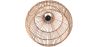 Rattan-Deckenlampe - Boho-Bali-Design-Pendelleuchte - Elan image 7