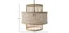 Deckenlampe aus Rattan -  Boho-Bali-Design-Pendelleuchte - Yei image 7