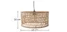  Rattan-Deckenlampe - Boho-Bali-Design-Pendelleuchte - Beri image 7