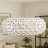 Deckenlampe - Kristallglas Kugel Pendelleuchte - 35cm - Savoni image 7