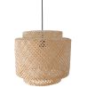 Deckenlampe aus Bambus - Boho-Bali-Design-Pendelleuchte - Hya image 7