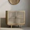 Naturholz-Sideboard - Boho-Bali-Design - 2 Türen - Treys image 7