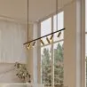 Hängelampe – Schiene mit 7 einstellbaren goldfarbenen Spots – 140 cm image 7