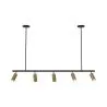 Hängeleuchte – Schiene mit 5 einstellbaren goldfarbenen Spots – 110 cm image 7