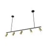 Hängeleuchte – Schiene mit 5 einstellbaren goldfarbenen Spots – 110 cm image 7