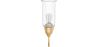 Wandleuchte – goldfarbenes Metall und Glas – Driss image 7