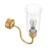 Wandleuchte – goldfarbenes Metall und Glas – Driss image 7