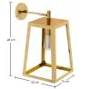 Wandleuchte – goldfarbenes Metall – Olivia image 7