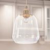 Deckenlampe - Pendelleuchte - Glas und Metall - Amaia image 7