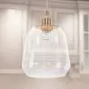 Deckenlampe - Pendelleuchte - Glas und Metall - Amaia image 7