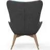 Sessel mit Fußstütze - Bezug aus Patchwork-Stoff - Kontur image 7