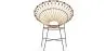  Runder Outdoor-Sessel aus synthetischem Rattan - Boho-Bali-Design - Elsa image 7