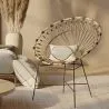  Runder Outdoor-Sessel aus synthetischem Rattan - Boho-Bali-Design - Elsa image 7