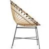  Runder Outdoor-Sessel aus synthetischem Rattan - Boho-Bali-Design - Elsa image 7