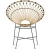  Runder Outdoor-Sessel aus synthetischem Rattan - Boho-Bali-Design - Elsa image 7