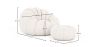 Gepolsterter Sitzsack-Sessel - Weißer Bouclé - Rubi image 7