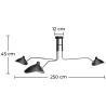 Deckenlampe - Flexo-Lampe - 3 Arme - George image 7