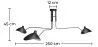 Deckenlampe - Flexo-Lampe - 3 Arme - George image 7