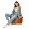 Pouf - Samt und Metall - Luxe image 7