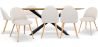 Pack Esstisch aus Holz im Industriedesign (220cm) & 8 gepolsterte Bouclé-Esszimmerstühle - Evelyne image 7
