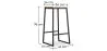 Hocker im Industriedesign - Holz & Metall - 76cm - Big Boy image 7