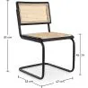 Pack Industrial Design Esstisch aus Holz (220cm) & 8 Rattan-Esszimmerstühle - Bastral image 7
