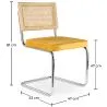 Packung Industrial Design Esstisch 150cm & 6 Rattan-Esszimmerstühle - Samtpolsterung - Martha image 7