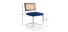 Packung Industrial Design Esstisch 150cm & 6 Rattan-Esszimmerstühle - Samtpolsterung - Hyre image 7