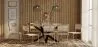 Packung Industrial Design Esstisch aus Holz (200cm) & 8 Rattan-Esszimmerstühle - Bruna image 7